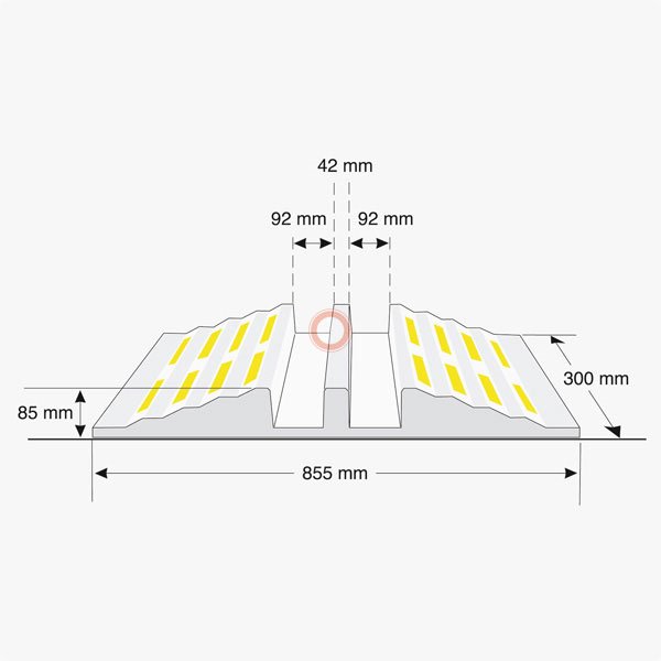 Protections de tuyaux au sol