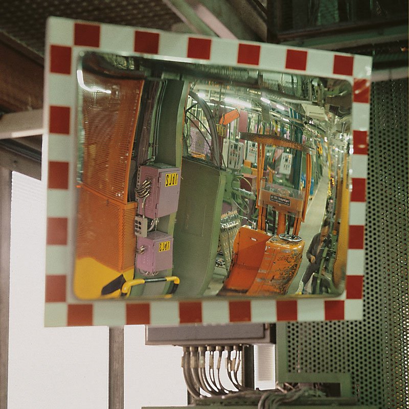 Miroir de signalisation rectangulaire 