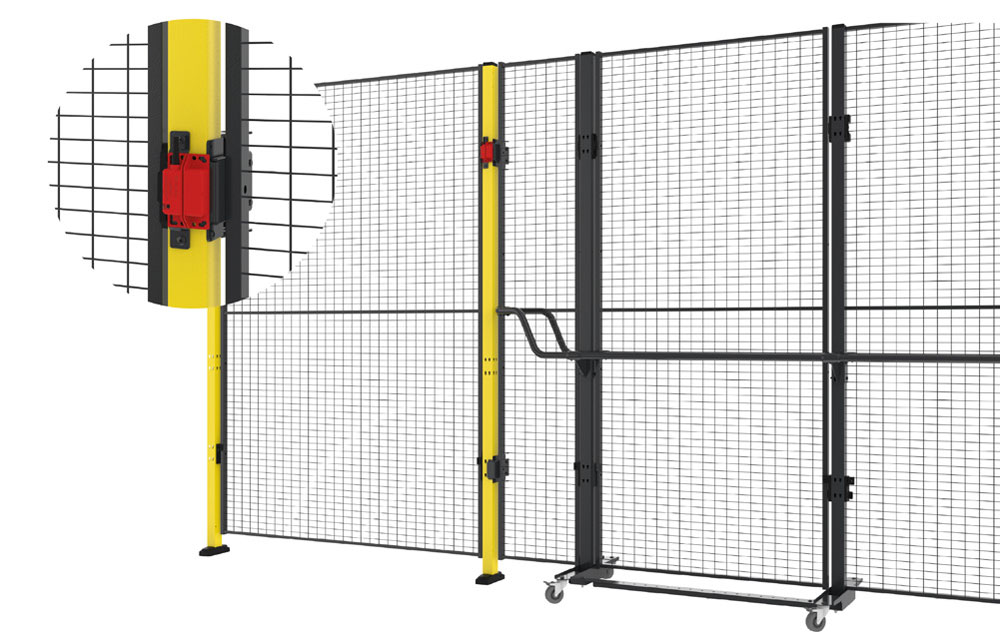 Porte battante détachable