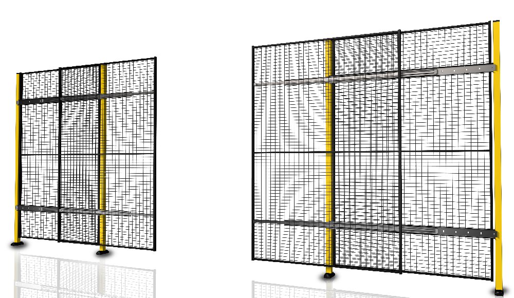 Portes coulissantes double sans rail