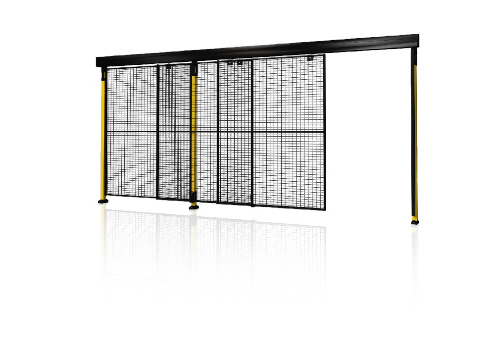 Portes coulissantes gigognes double rail