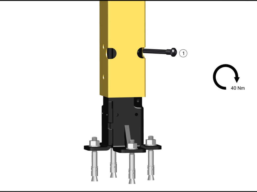 Poteaux 1 400 mm