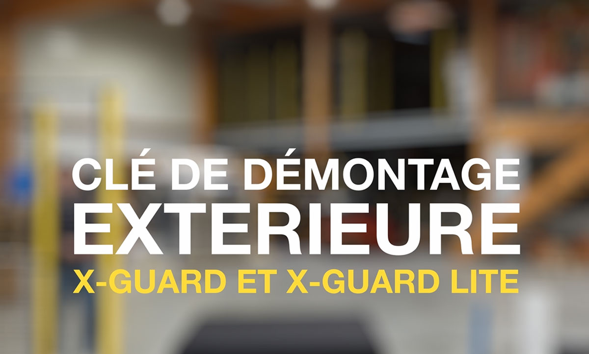 Clé de démontage extérieure X-Key Jaune