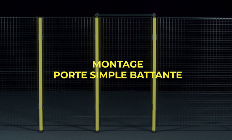 Porte simple battante